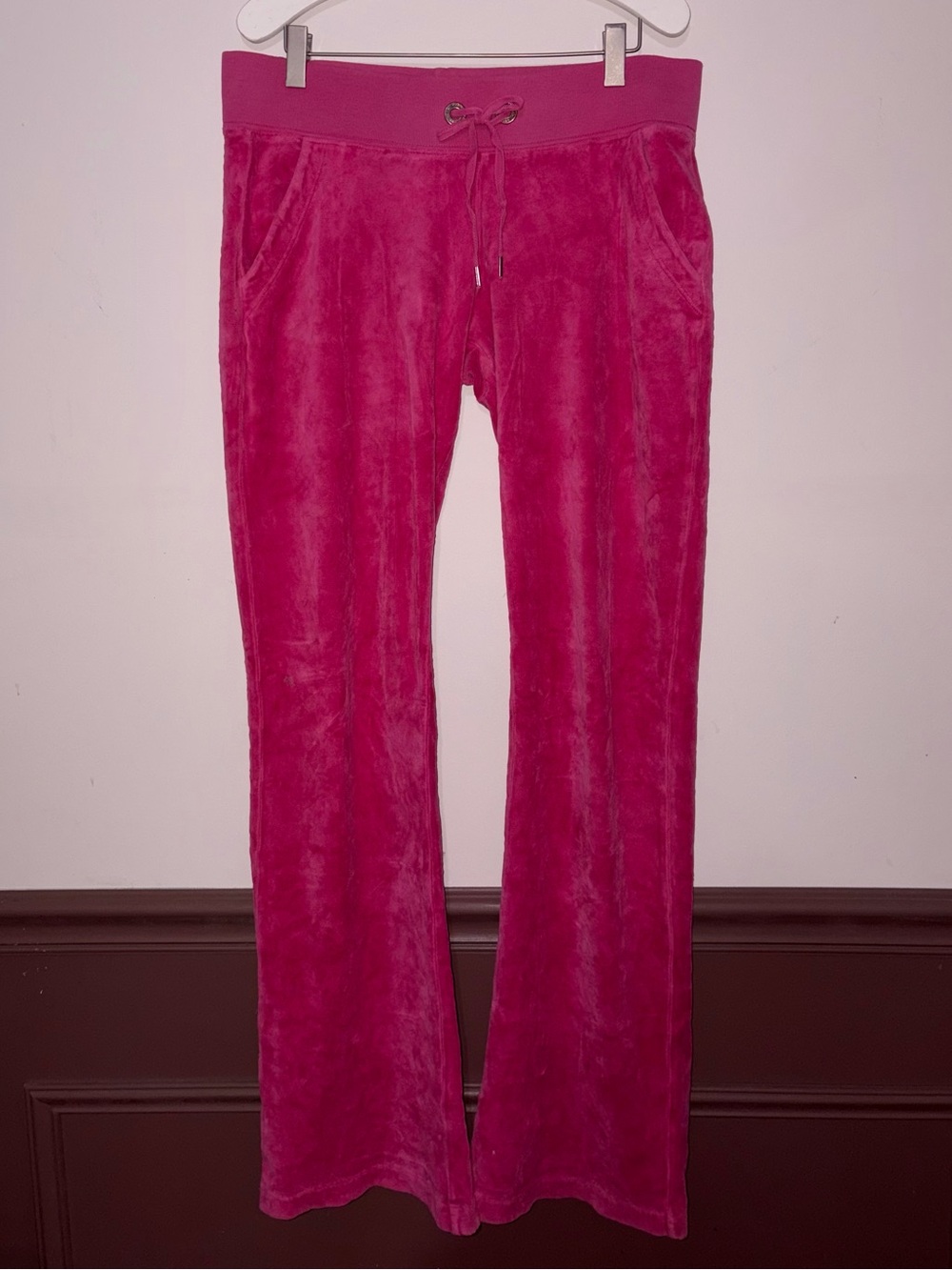 Vintage Y2K BEBE Velour Pink Pants